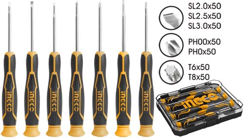 Ingco 7 Pcs Precision Set