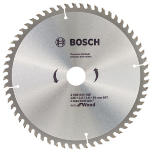 Bosch 9 Inch (235mm) Eco Circular Saw Blade (60T) – Ref: 2-608-644-405---bosch-9-inch-235mm-eco-circular-saw-blade-60t
