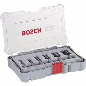 Bosch PRO Router Bit Straight Set, Shank 8 mm, 6 pcs – Ref: 2607017466---bosch-pro-router-bit-straight-set-shank-8-mm-6-pcs