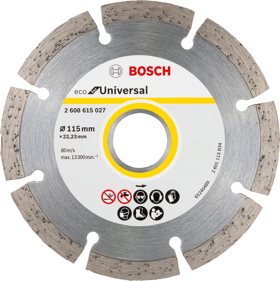 Bosch 4 Inch (115mm) Eco for Universal Segmented Diamond Cutting Disc – Ref: 2608615027---bosch-4-inch-115mm-eco-for-universal-segmented-diamond-cutting-disc