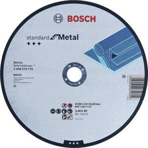Bosch 9 Inch (230mm) Metal Cutting Disc – Ref: 2608619770---bosch-9-inch-230mm-metal-cutting-disc