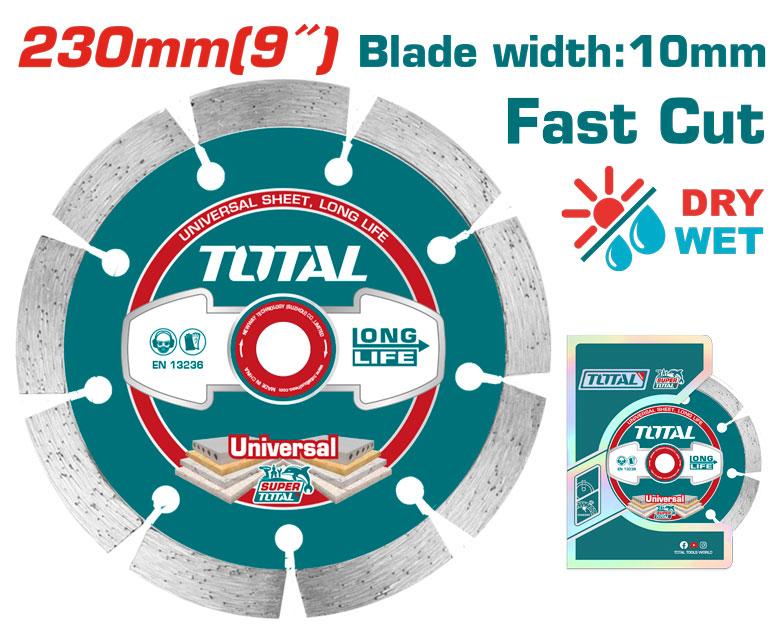 Total 9 Inch (230mm) Diamond Disc – Ref: tac2112303---total-9-inch-230mm-diamond-disc