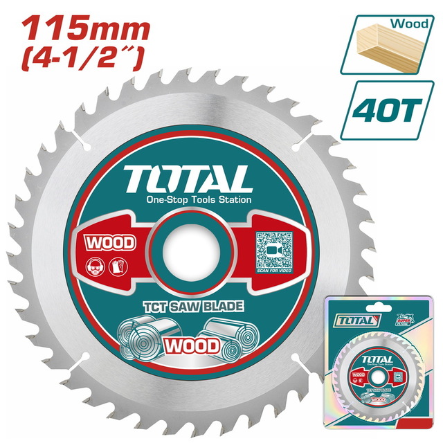 Total 4 Inch TCT Saw Blade (40T) – Ref: tac231255---total-4-inch-tct-saw-blade-40t