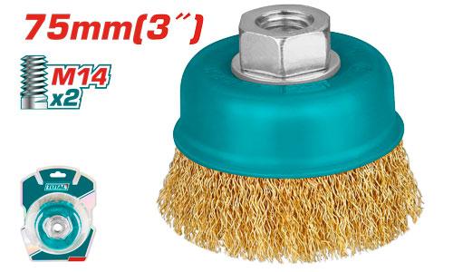 Total 3 Inch Wire Cup Brush