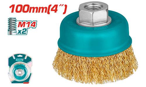 Total 4 Inch Wire Cup Brush