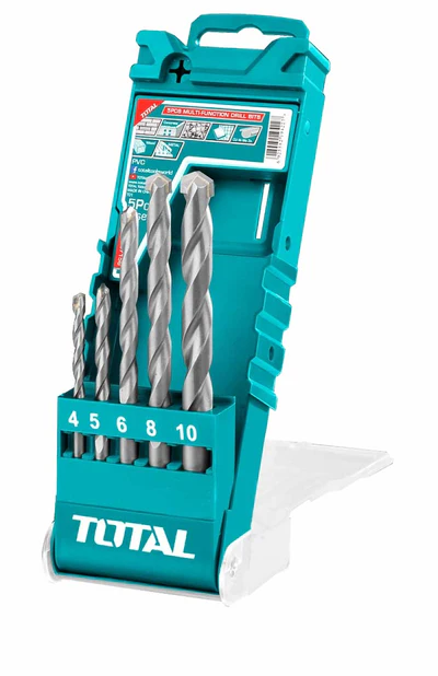 Total Multi Function Drill Bits Set (5 Pcs) – Ref: tacsd7156---total-multi-function-drill-bits-set-5-pcs