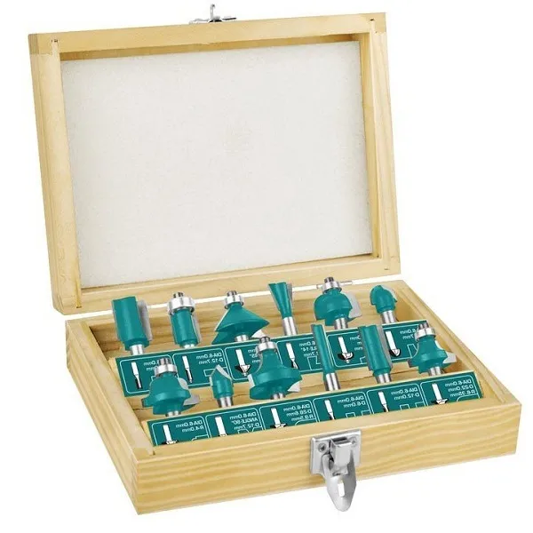 Total Router Bits Set (6mm) – Ref: tacsr0121---total-router-bits-set-6mm