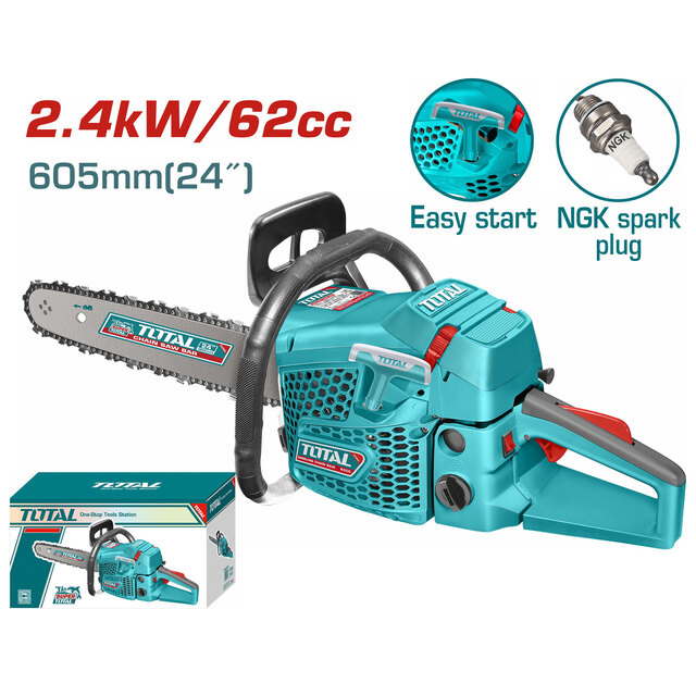 Total Gasoline Chainsaw (62cc) – Ref: tg5602411---total-gasoline-chainsaw-62cc