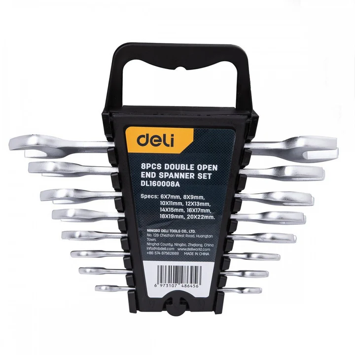 Deli Open End Spanner Set – Ref: dli60008a---deli-open-end-spanner-set