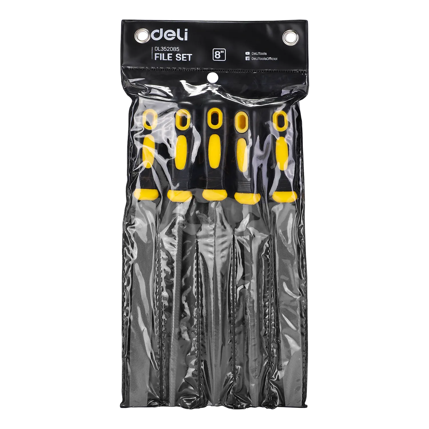 Deli File Set (5 Pcs) (8'') – Ref: edl352085---deli-file-set-5-pcs-8