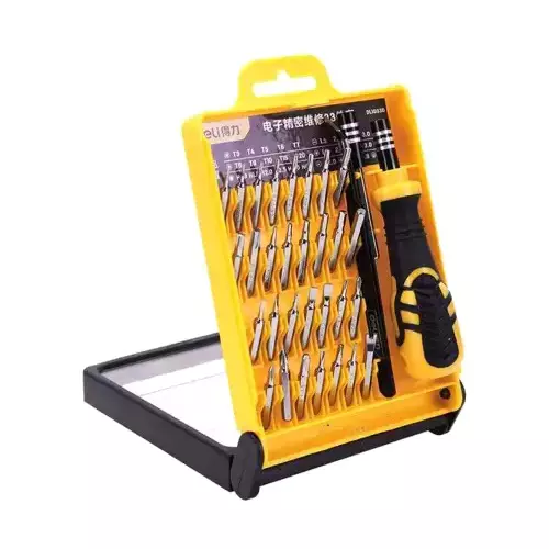 Deli Precision Screwdriver Set – Ref: dl1033d---deli-precision-screwdriver-set