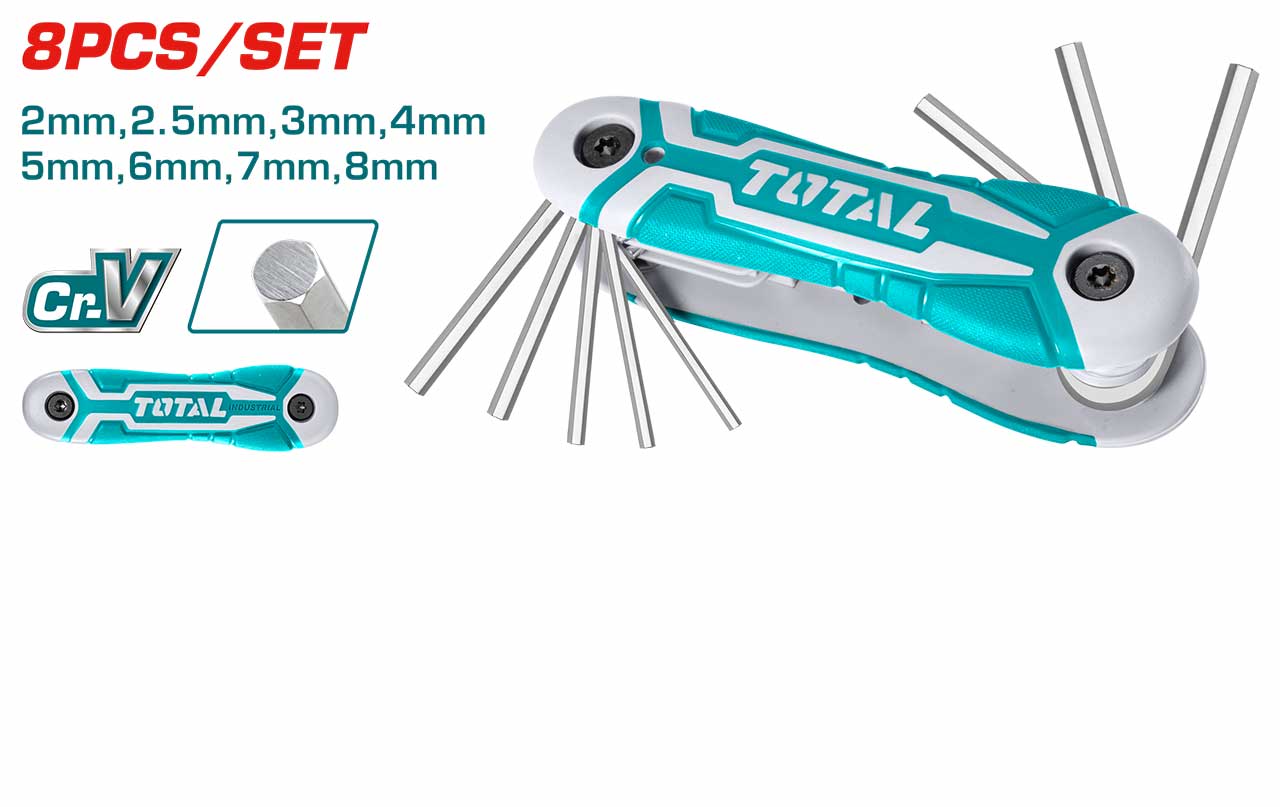 Total 8 Pcs Hex Key Set – Ref: tht1061826---total-8-pcs-hex-key-set