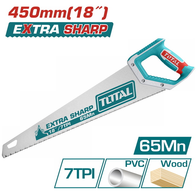 Total 18 Inch Handsaw (450mm) – Ref: tht55450---total-18-inch-handsaw-450mm