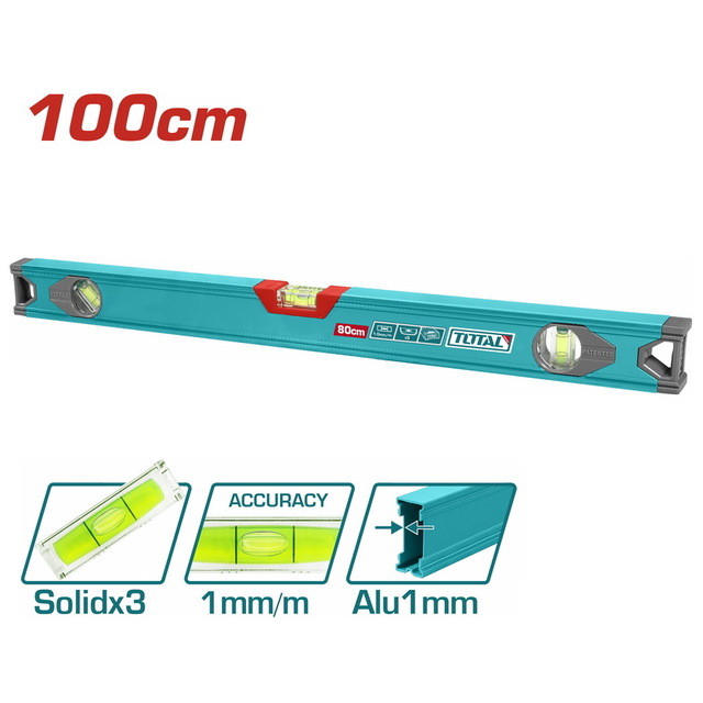 Total 100cm Spirit Level – Ref: tmt210016---total-100cm-spirit-level