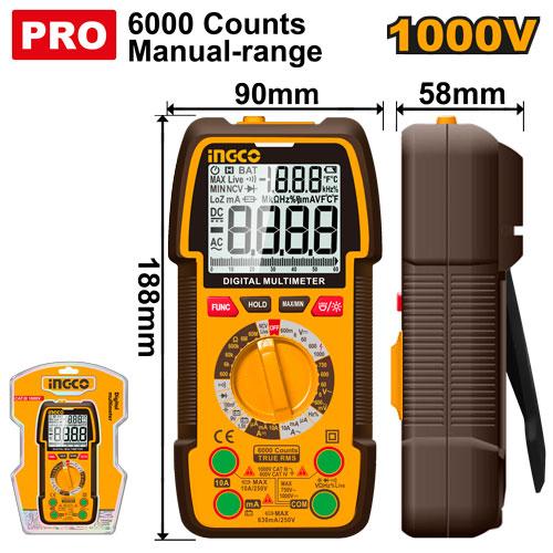 Ingco 1000v Multimeter – Ref: dm310002---ingco-1000v-multimeter