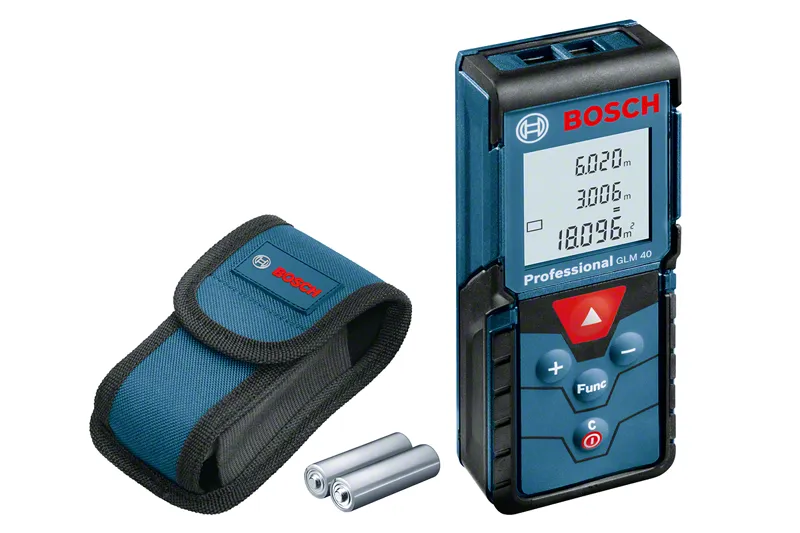 Bosch 40m Laser Distance Detector – Ref: glm-40---bosch-40m-laser-distance-detector