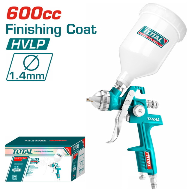 Total Air Spray Gun (600cc) – Ref: tat10601---total-air-spray-gun-600cc