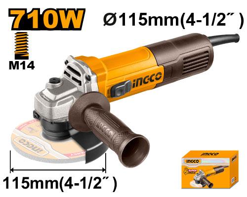 Ingco 4 inch 710w Angle Grinder – Ref: ag7118---ingco-4-inch-710w-angle-grinder