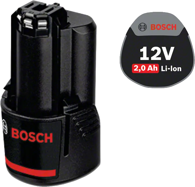 Bosch 12V 2.0Ah Cordless Battery – Ref: gba-12v-20ah---bosch-12v-20ah-cordless-battery