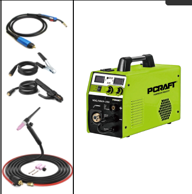 Prescott MIG MMA TIG LIFT-200 Multi-Process Welder – Ref: prescott-mig-mma-tig-lift-200-multi-process-welder