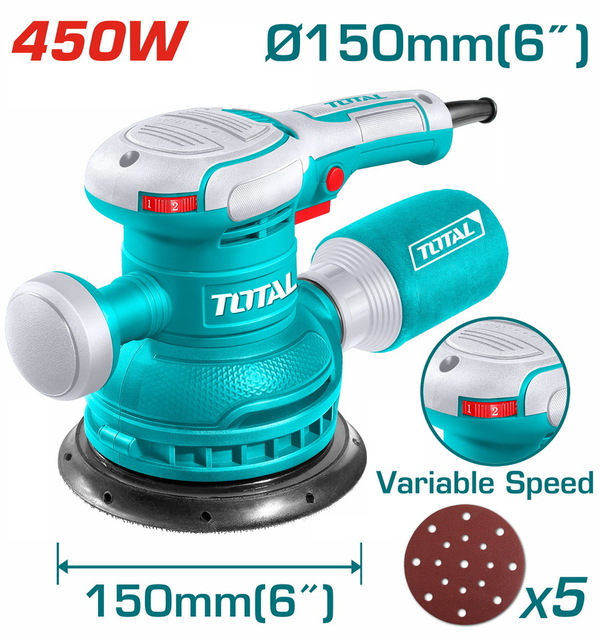 Total Rotary Sander (450W) – Ref: tf2061506---total-rotary-sander-450w
