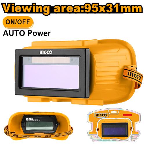 Ingco Auto-Darkening Welding Goggles – Ref: ahm112---ingco-auto-darkening-welding-goggles