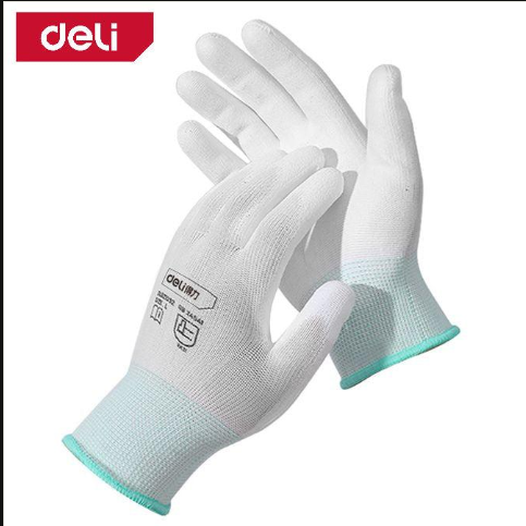 Deli Polyester (PU) Safety Gloves – Ref: dl521032---deli-polyester-pu-safety-gloves