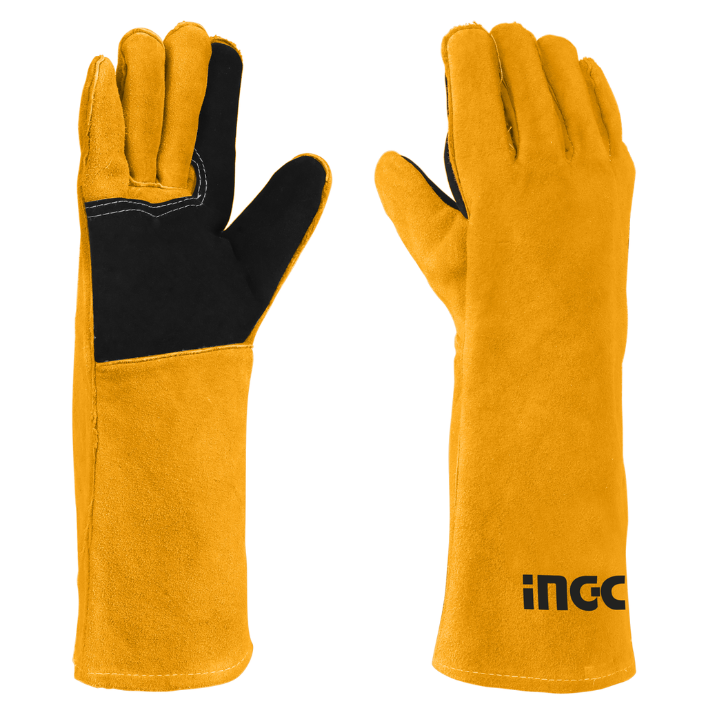 Ingco 16 Inch Welding Leather Gloves – Ref: hgvw02---ingco-16-inch-welding-leather-gloves