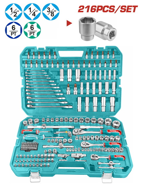 Total 216 Pcs Combination Toolkit – Ref: thkthp22166---total-216-pcs-combination-toolkit